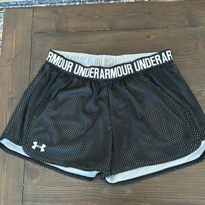 Under Armour shorts. Size Small. Black and white.
